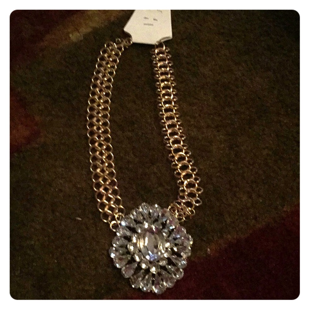 Gold and Rhinestone statement Piece